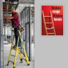 Broken Rungs Broken Bones Ladder Safety Poster| Protector FireSafety