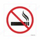 No Smoking Prohibition Sign