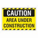 Area Under Construction Caution Sign| Protector FireSafety