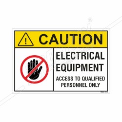 Electrical Equipment Caution Sign| Protector FireSafety