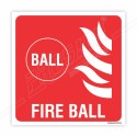 Fire Ball Sign| Protector FireSafety