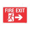 Fire Exit Right Arrow With Man Sign| Protector FireSafety
