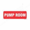 Pump Room Fire Sign| Protector FireSafety