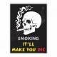 Smoking Will Make You Die No Smoking Safety Posters
