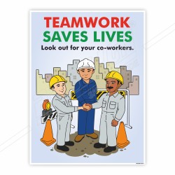 Teamwork Safety Posters| Protector FireSafety