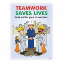 Teamwork Safety Posters| Protector FireSafety