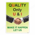 Quality U And I, Quality Safety Posters| Protector FireSafety