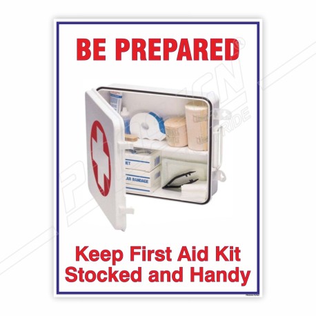 Keep First Aid Kit Stocked And Handy First Aid Safety Posters| Protector FireSafety