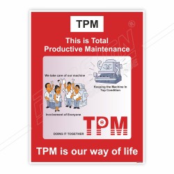 Total Productive Maintenance Safety Poster| Protector FireSafety