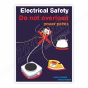 Do Not Overload Power Points Electrical Posters| Protector FireSafety