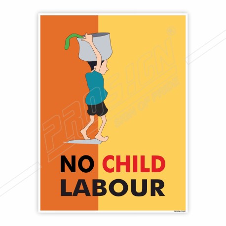 No Child Labor Safety Poster| Protector FireSafety