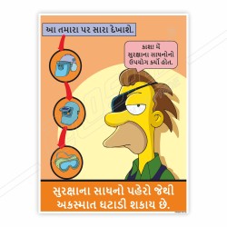 Use Protective Equipment Welding Safety Poster| Protector FireSafety