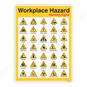 Workplace Hazard Chemical Safety Poster| Protector FireSafety