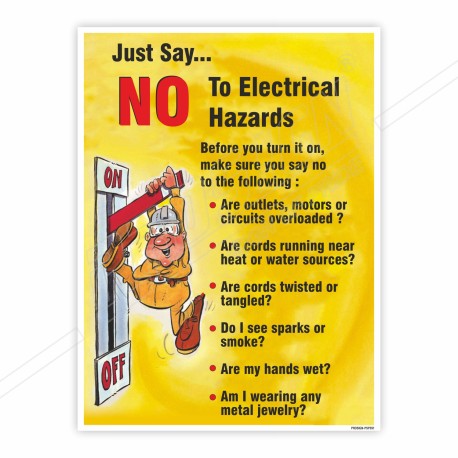 Electrical Hazard Safety Posters| Protector FireSafety