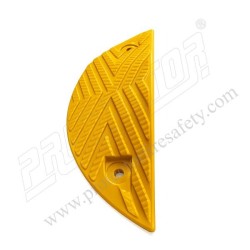 Speed Breaker End Cap PVC 130 X 400 X 50 mm Sloway | Protector FireSafety