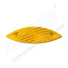 Speed Breaker End Cap PVC 130 X 400 X 50 mm Sloway | Protector FireSafety