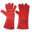 Hand Gloves leather red winter Firdous