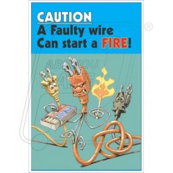 Faulty wire can start a fire