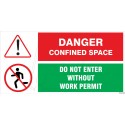 Danger Confind Space- Do not enter without work permit