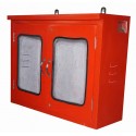Fire hose box mild steel double door 750 X 600 X 250 MM