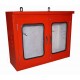 Fire hose box mild steel double door 