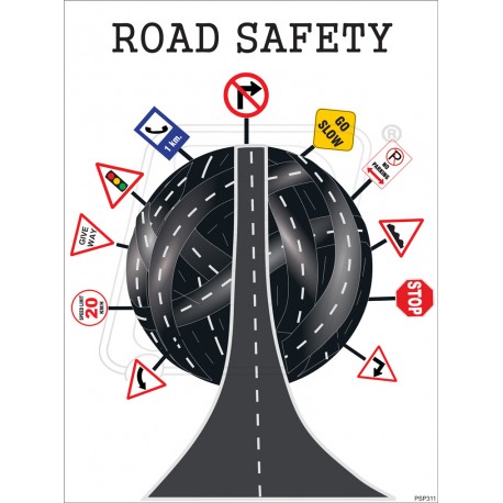 National Road Safety Day Poster Drawing,11th -17th Jan| Road Safety poster  Drawing| Easy poster - YouTube