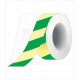 Night glow green diagnol tape  50 mm X 10 M