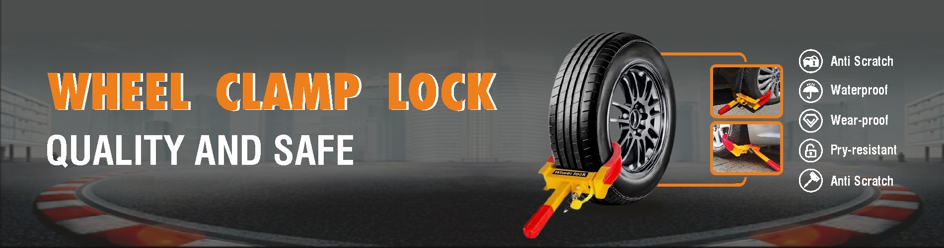 WHEEL CLAMP LOCK